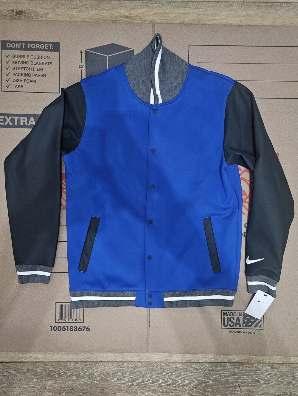 Nike Team Royal Letterman Jacket